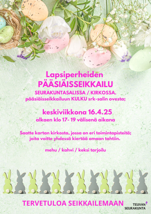Lapsiperheiden pääsiäisseikkailu Mainos