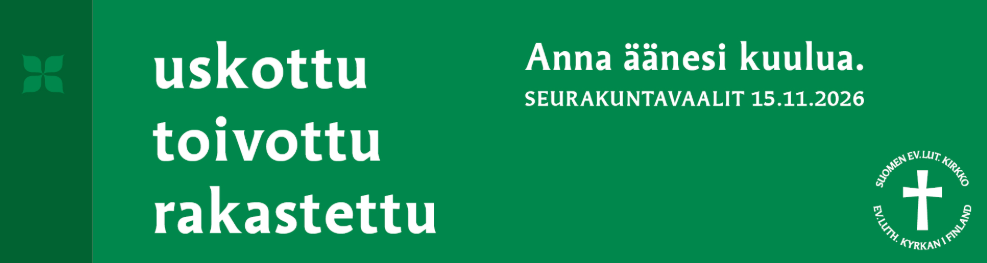 anna äänesi kuulua, seurakuntavaalit 15.11.2026